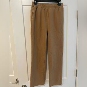 Tan Straight Leg Pants